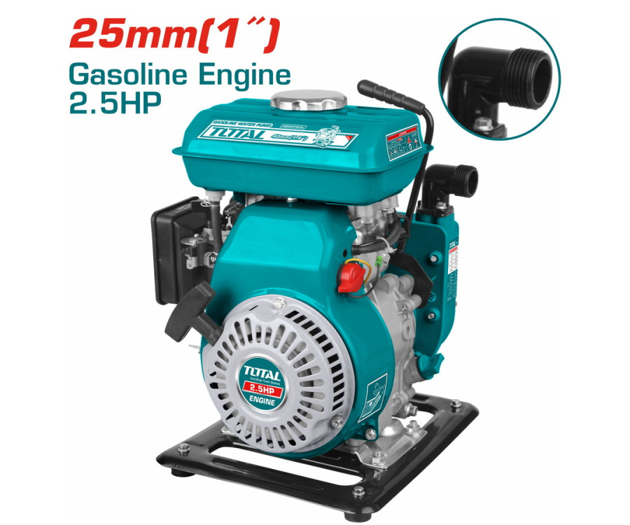 Αντλία Νερού Βενζινοκίνητη 1" 2.5HP Επαγγελματική Total TP3101