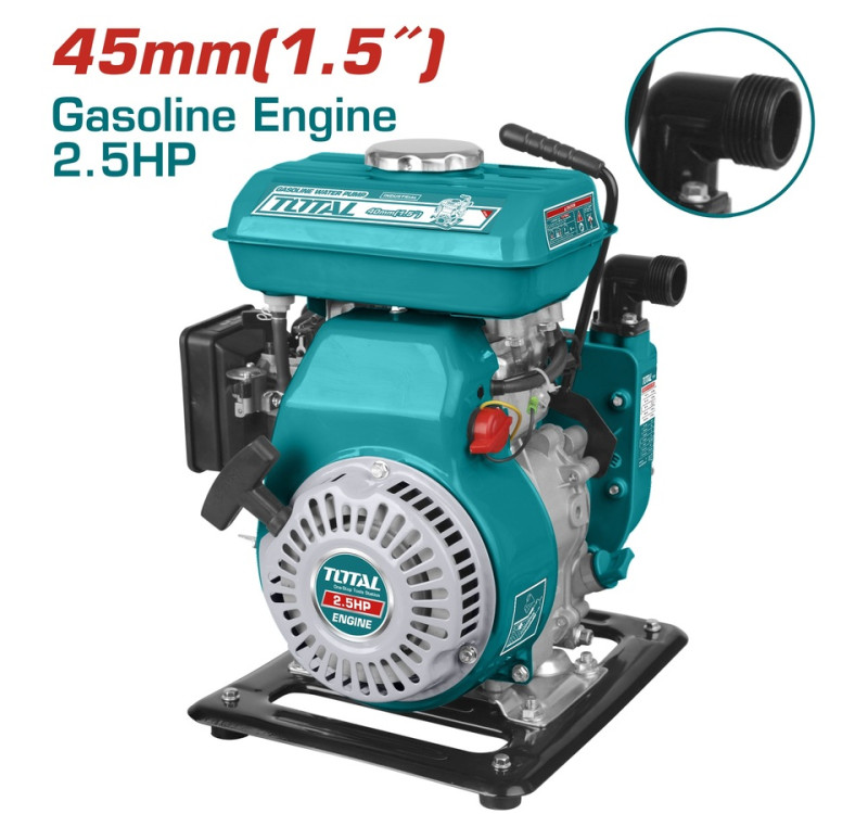 Αντλία Νερού Βενζινοκίνητη 1-1/2" 2.5HP Επαγγελματική Total TP3151