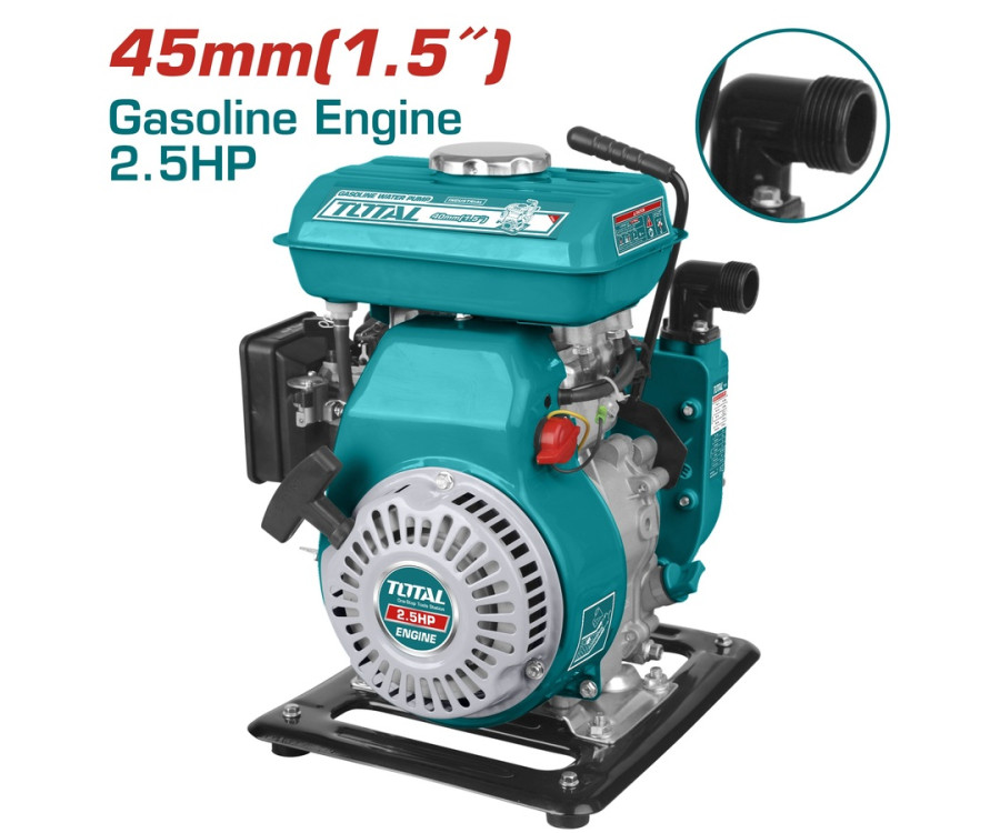 Αντλία Νερού Βενζινοκίνητη 1-1/2" 2.5HP Επαγγελματική Total TP3151
