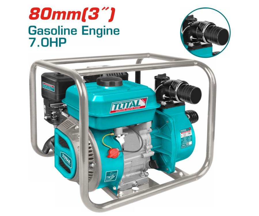 Αντλία Νερού Βενζινοκίνητη 3" 7Hp Επαγγελματική Total TP3302