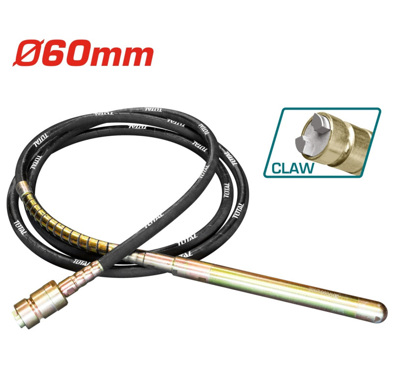 Μαρκούτσι Δονητή Φ60mm / 6m Επαγγελματικό Total TPVP1601