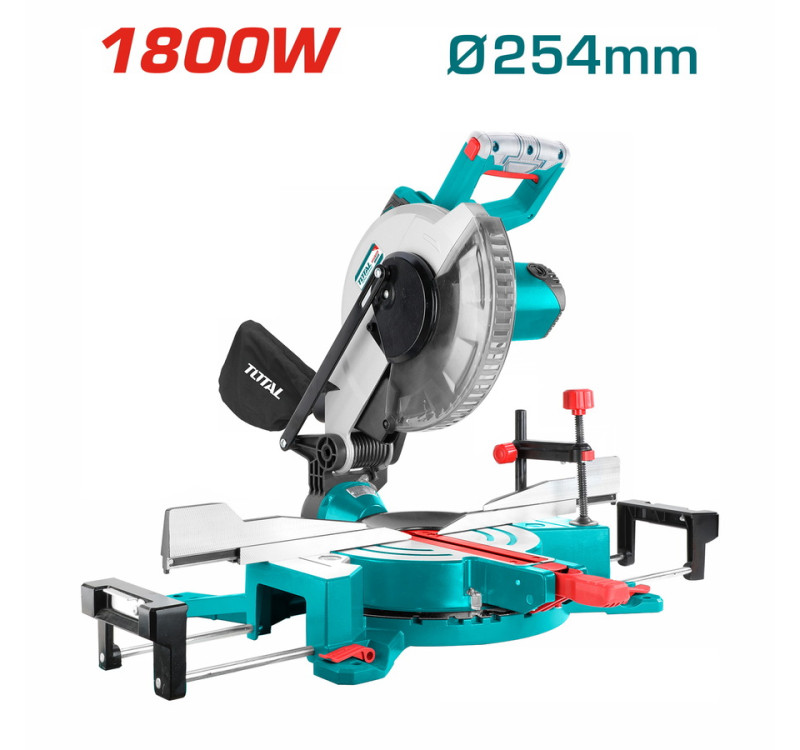 Φαλτσοπρίονο Ξύλου 1800W Φ254mm Total TS42182553