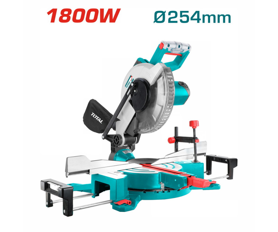Φαλτσοπρίονο Ξύλου 1800W Φ254mm Total TS42182553
