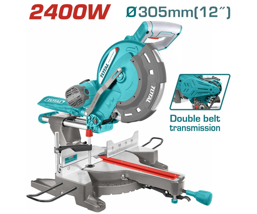Φαλτσοπρίονο Ξύλου Radial 2400W με Δίσκο Φ305mm Total TS42183057