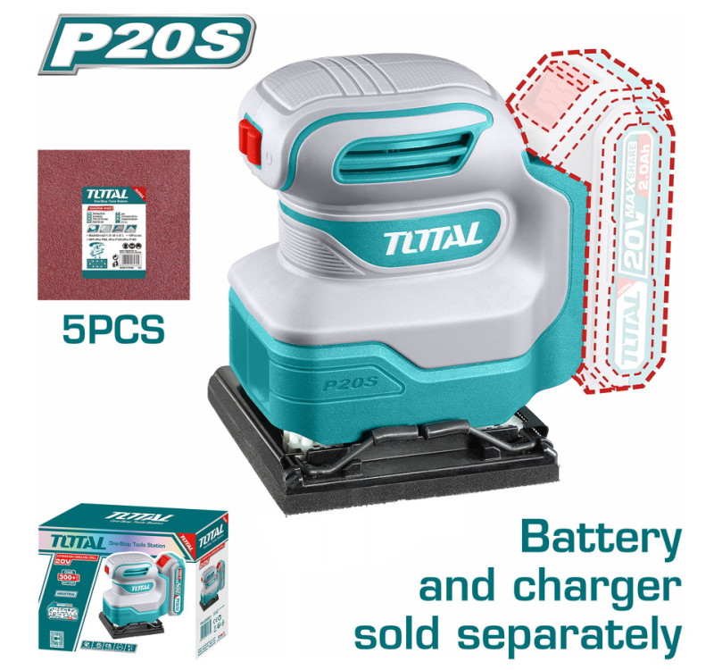 Παλμικό Τριβείο Χούφτας Μπαταρίας 20V Total Tshsli2014