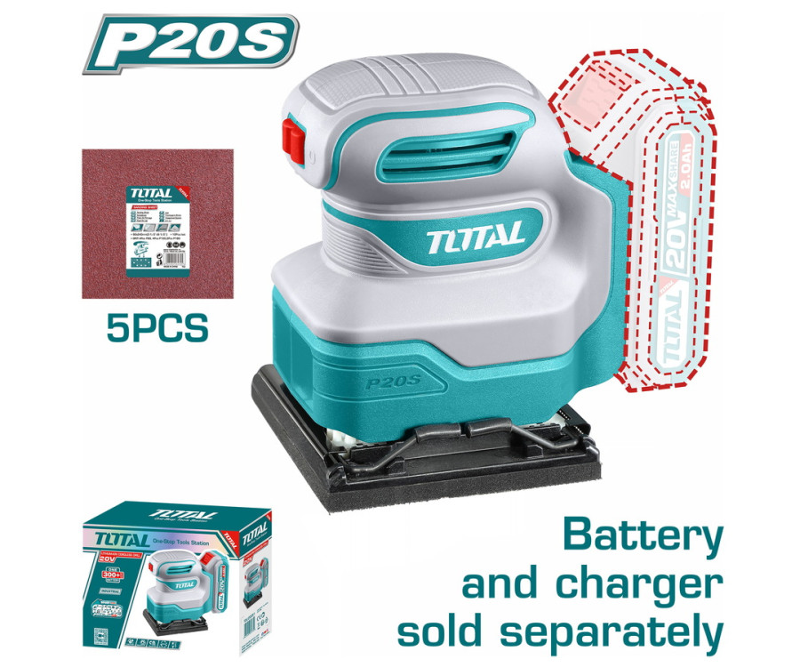 Παλμικό Τριβείο Χούφτας Μπαταρίας 20V Total Tshsli2014