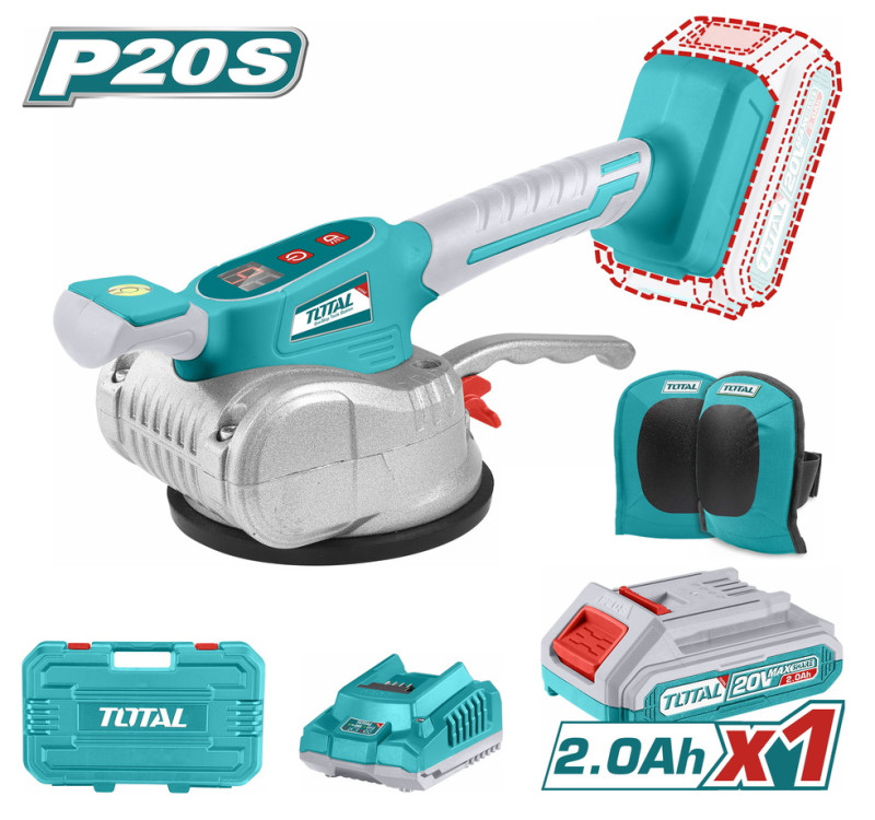 Δονητικό Πλακιδίων Μπαταρίας Li-Ion 20V / 2Ah Total TTVLI20101