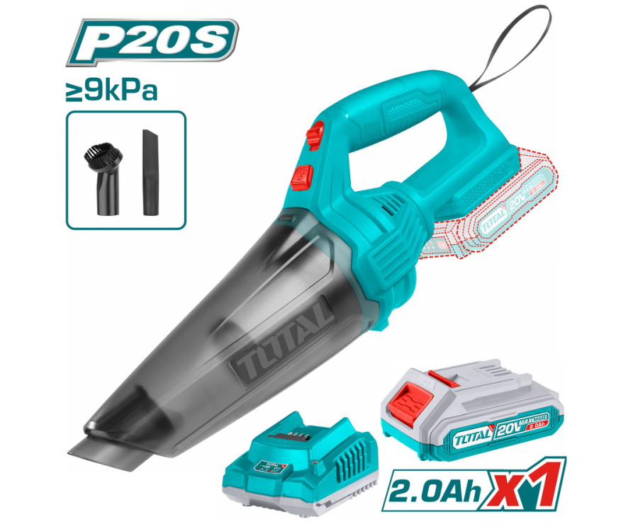 Σκουπάκι Μπαταρίας Li-Ion 20V / 2Ah Total TVLI20126