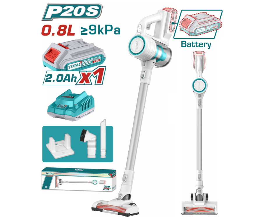 Σκουπάκι Μπαταρίας Li-Ion 20V / 2Ah Total TVLI2006
