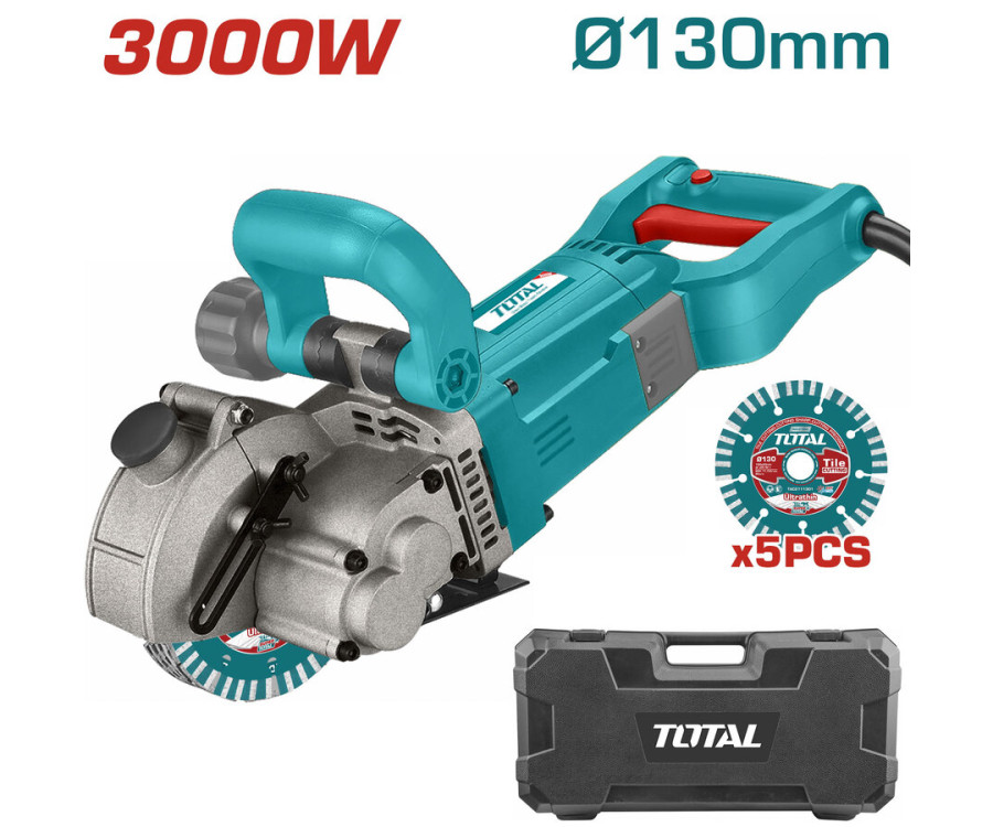 Φρέζα – Καναλοποιός Αυλακώσεων Τοιχου 3.000W / Φ130mm Total TWLC1301