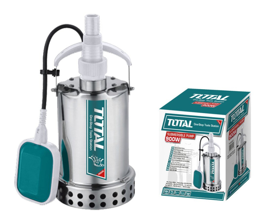 Υποβρύχια Αντλία INOX Όμβριων Υδάτων 900W Total TWP69001