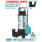 Υποβρύχια Αντλία Λυμάτων INOX με Κόπτη 1500W Total TWP7150026