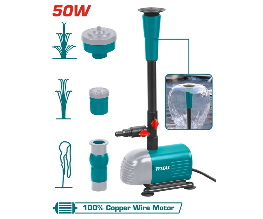 Υποβρύχια Αντλία Συντριβανιών 50W Total TWPM501