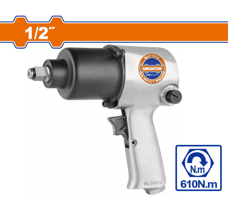 Αεροκλείδο 1/2" 610Nm Wadfow WAT1512