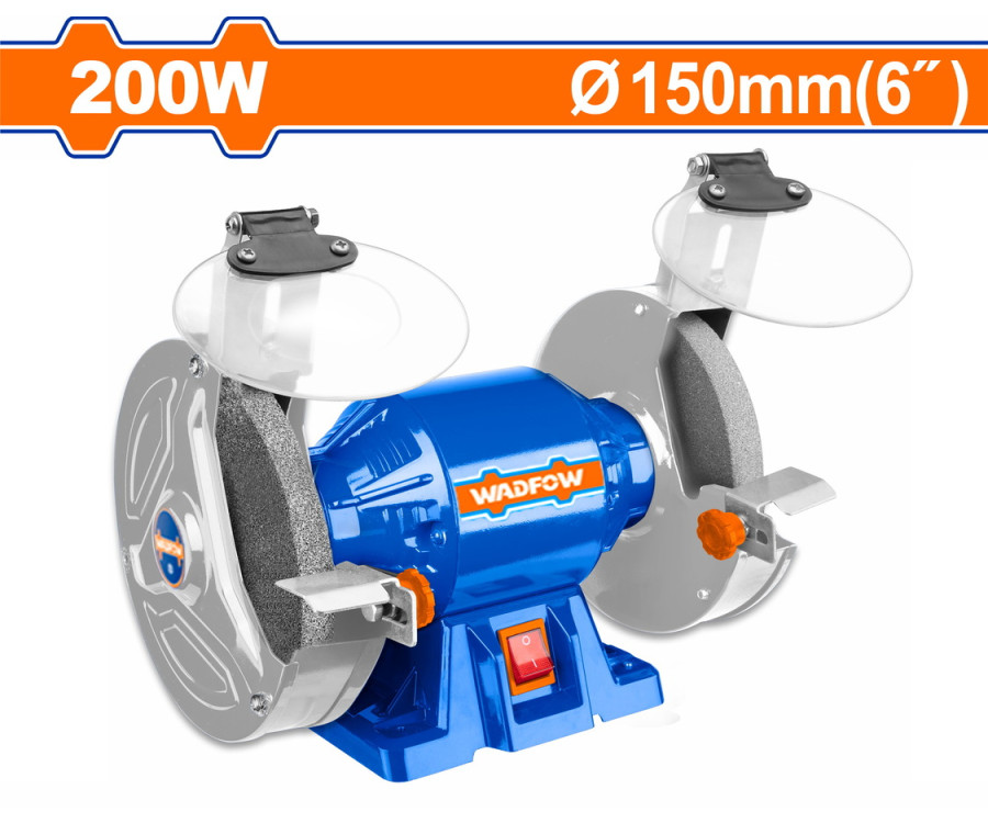 Δίδυμος Τροχός 200W Ρεύματος 150mm Wadfow WBG1A1501