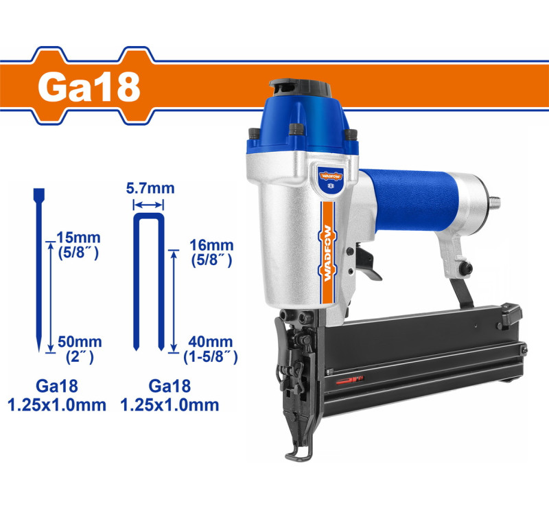 Καρφωτικό Αέρος GA18 για Δίχαλα & Πρόκες Wadfow WBN2540