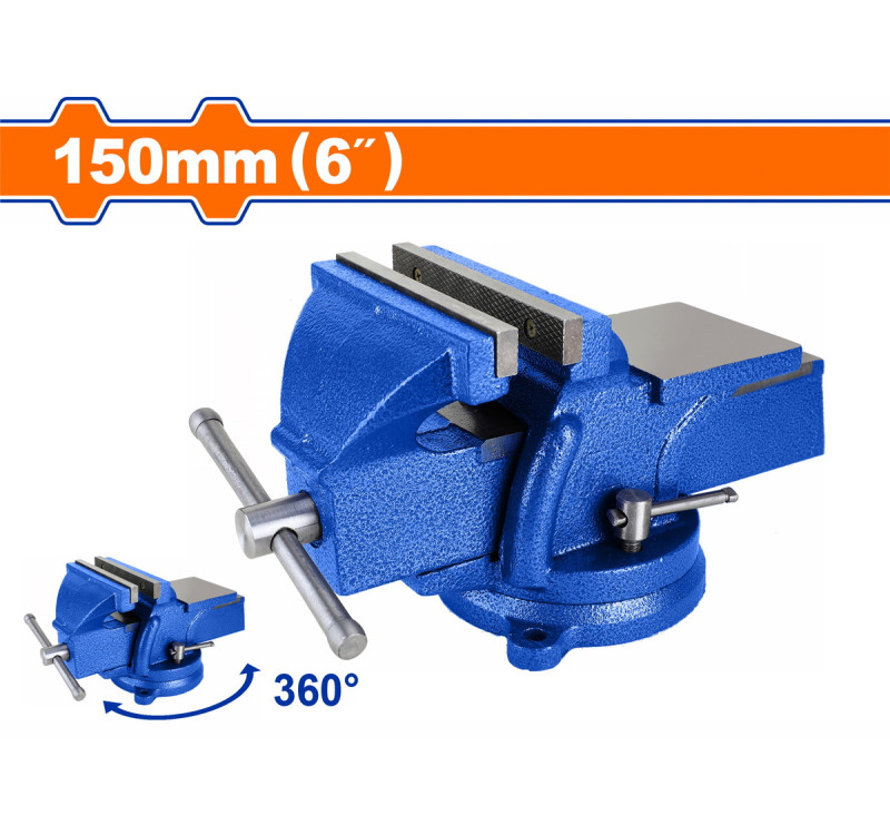 Μέγγενη Περιστρεφόμενη Wadfow WBV1A06 6" 150mm Με Αμόνι