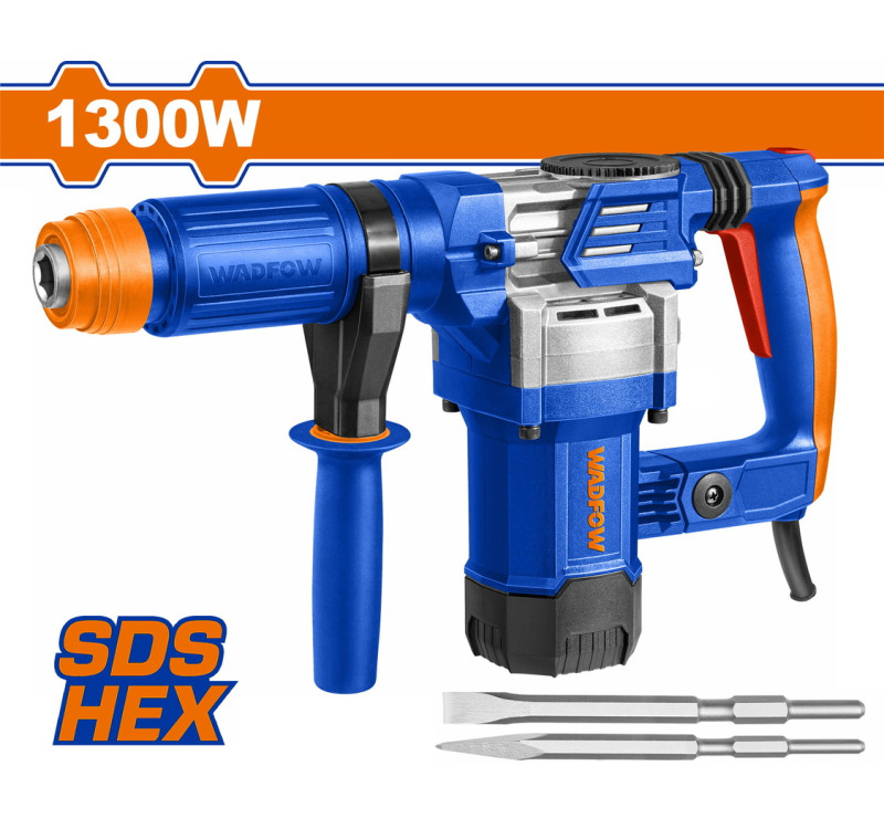 Σκαπτικό - Κατεδαφιστικό HEX 1.300W Wadfow WDB1D45 με Καλέμι & Βελόνι