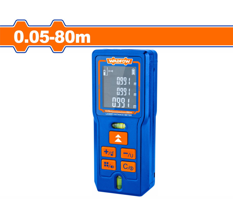 Μετρητής Αποστάσεων Laser 80m Wadfow WDL1508