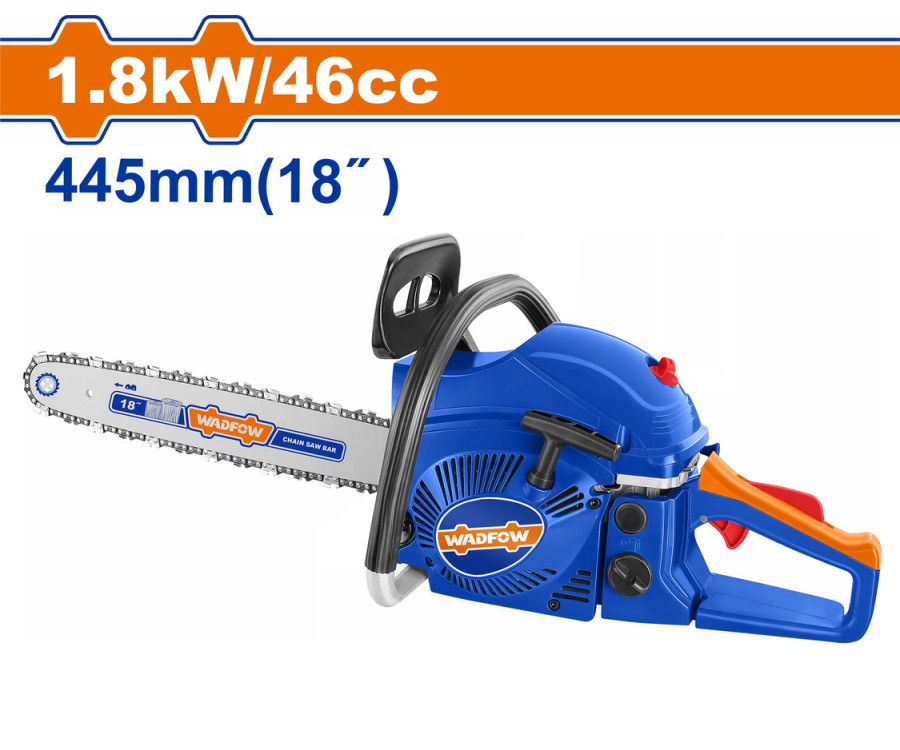 Αλυσοπρίονο Βενζινοκίνητο 46cc 2.5HP Λάμα 45cm Wadfow WGC1552
