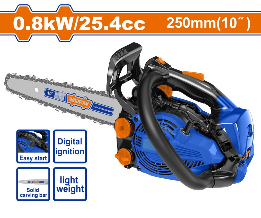 Αλυσοπρίονο Βενζινοκίνητο Carving 25.4cc 1.2HP Λάμα 25cm Wadfow WGC2525