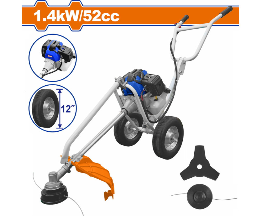 Θαμνοκοπτικό Βενζίνης Εδάφους 2-Χρόνο 52Cc / 2.2Hp Wadfow WGM3A52