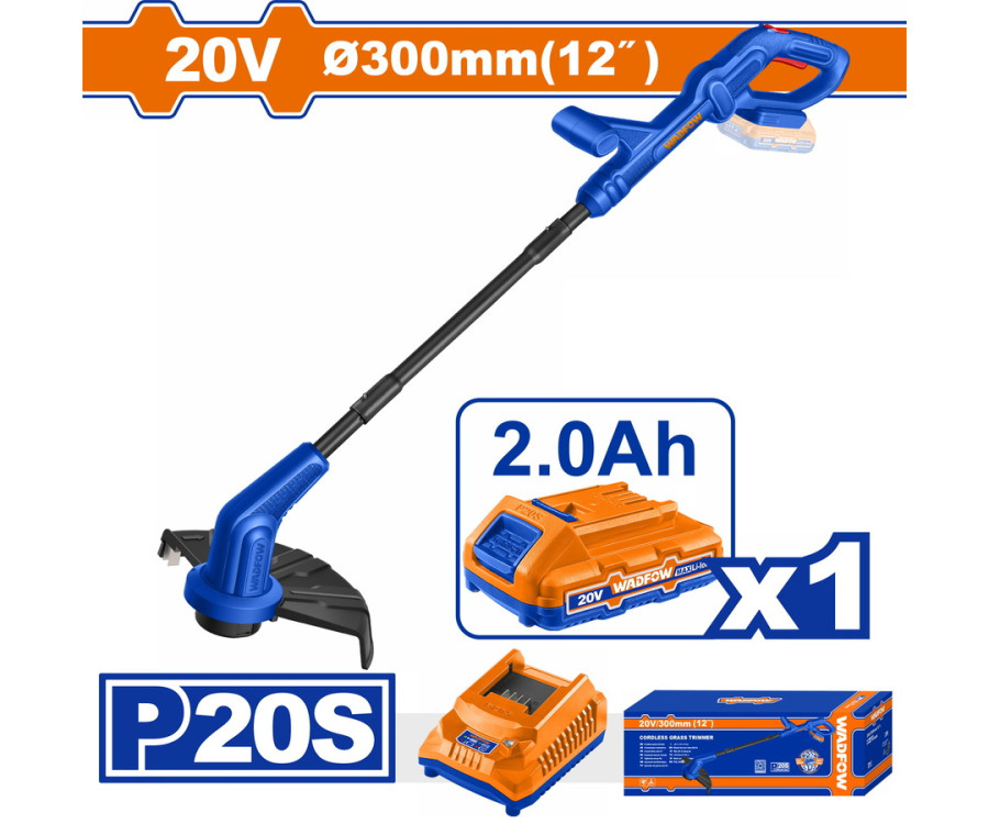 Θαμνοκοπτικό Μπαταρίας Li-Ion 20V / 2Ah Wadfow WGTP535E