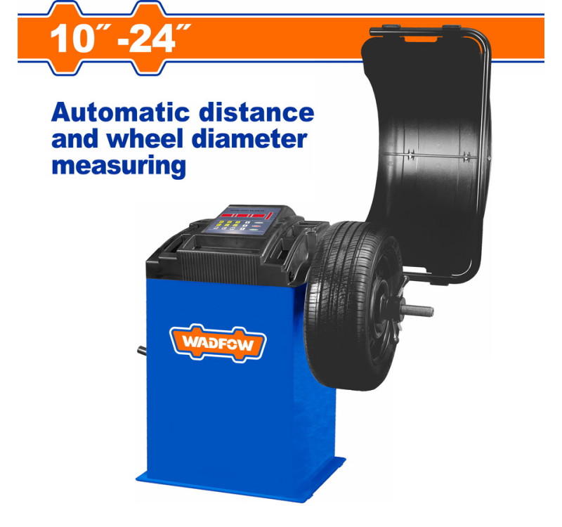 Αυτόματο Μηχάνημα Ζυγοστάθμισης Τροχών 10"-24" Wadfow WKB2A02