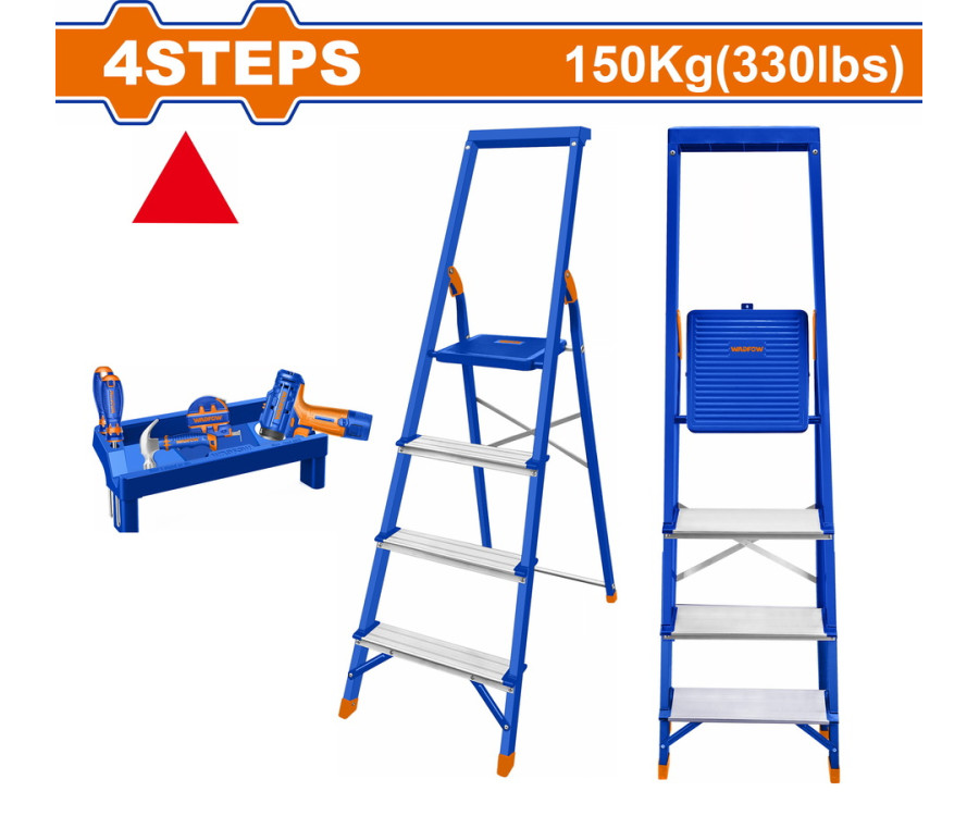 Σκάλα Μεταλλική & Αλουμινίου 4 Σκαλοπάτια Wadfow Wld1H04