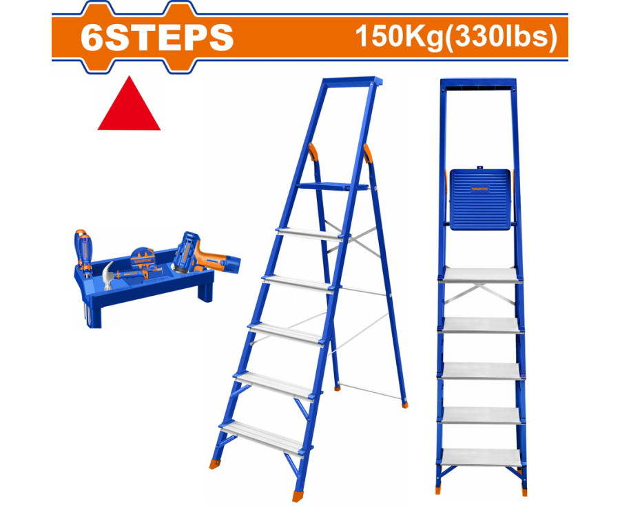 Σκάλα Μεταλλική & Αλουμινίου 6 Σκαλοπάτια Wadfow Wld1H06