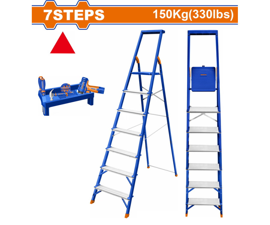 Σκάλα Μεταλλική & Αλουμινίου 7 Σκαλοπάτια Wadfow Wld1H07