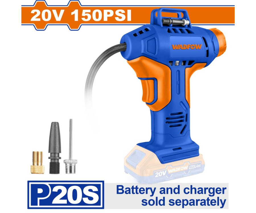 Κομπρεσέρ Αέρος Μπαταρίας Li-Ion 20V Wadfow WLN2520