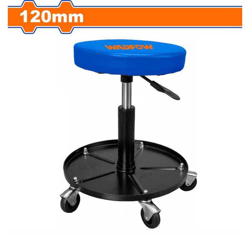Τροχήλατο Σκαμπό Εργασίας Ρυθμιζόμενο 120mm Wadfow WNC1521 έως 110Kg