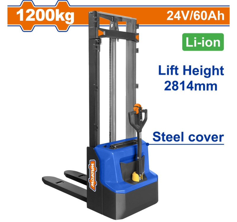 Ηλεκτρικό Περονοφόρο Ανυψωτικό 1200Kg 2814mm Li-Ion 24V-60Ah Wadfow WNKLR29
