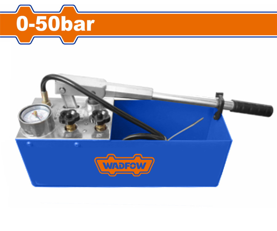 Πρέσα Δοκιμής Υδραυλικού Δικτύου Wadfow WPTP1A05 0–50 Bar με Δοχείο 12L