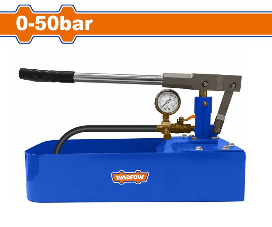 Πρέσα Δοκιμής Υδραυλικού Δικτύου Wadfow WPTP1A06 0–50 Bar με Μετρητή 3 Μονάδων