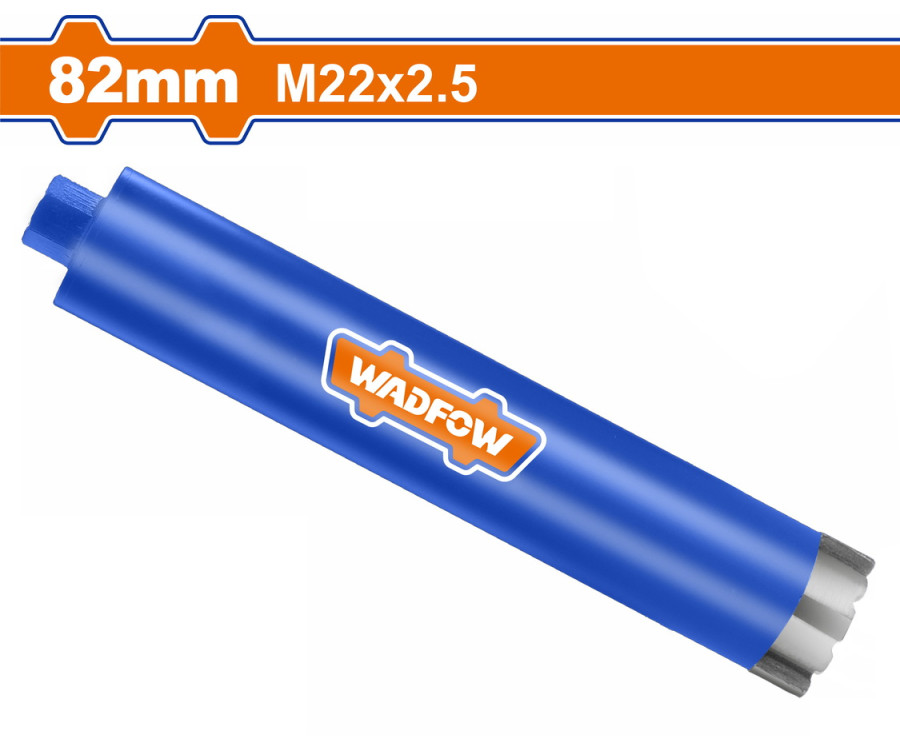  Διαμαντοκορώνα Υγρής Κοπής 82mm x 450mm Wadfow WQR1382