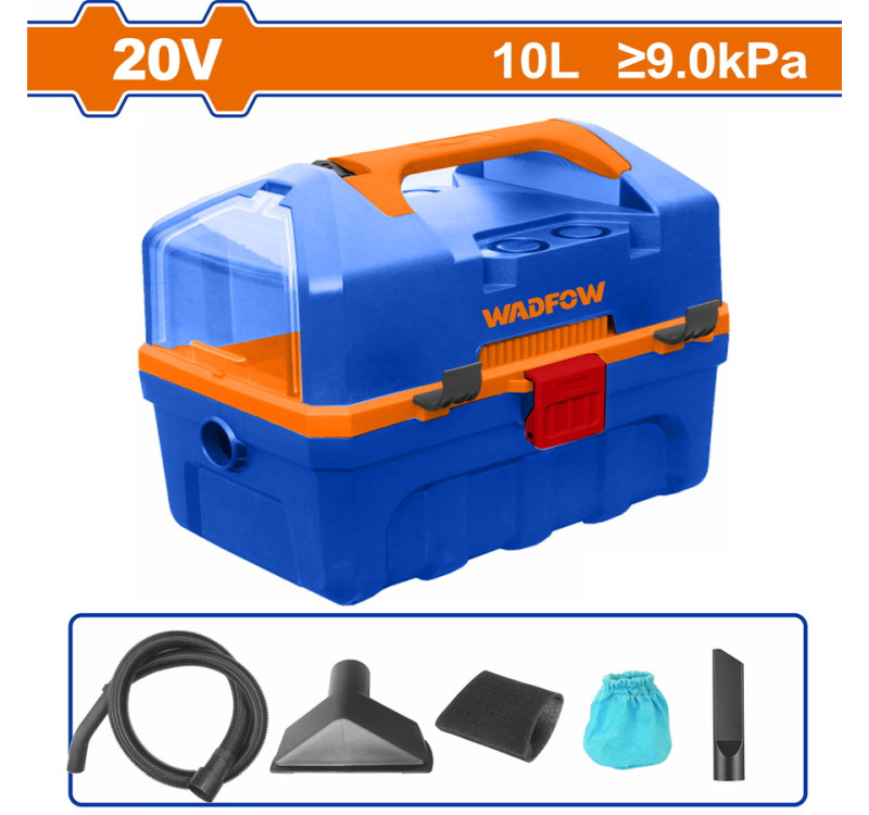Σκούπα Μπαταρίας 20V 10Lt Χωρίς Μπαταρία & Φορτιστή Wadfow WQV2A10