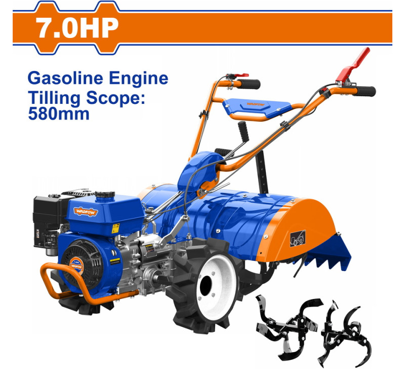 Μοτοκαλλιεργητής Βενζίνης Wadfow WTL2A58R 212cc 7HP 58cm