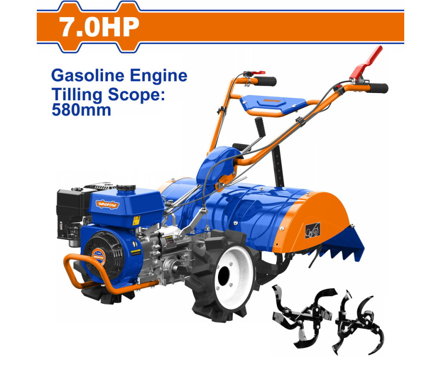 Μοτοκαλλιεργητής Βενζίνης Wadfow WTL2A58R 212cc 7HP 58cm