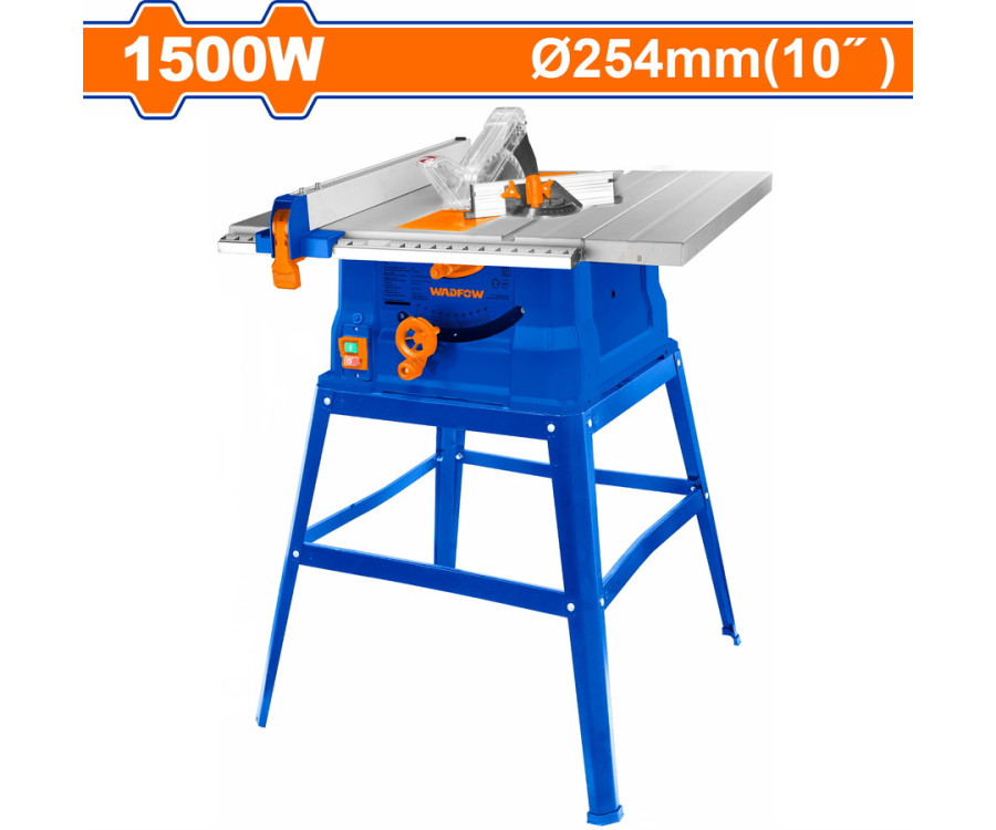 Δισκοπρίονο Πάγκου 1500W Ρεύματος 254mm Wadfow WTS1A1500
