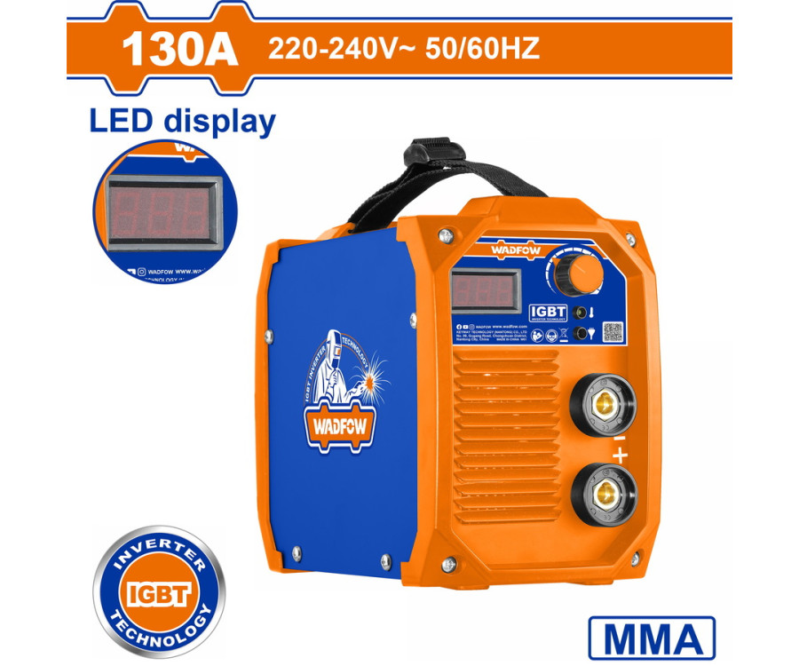 Ηλεκτροκόλληση Inverter 230V / 130A Wadfow WWD11301