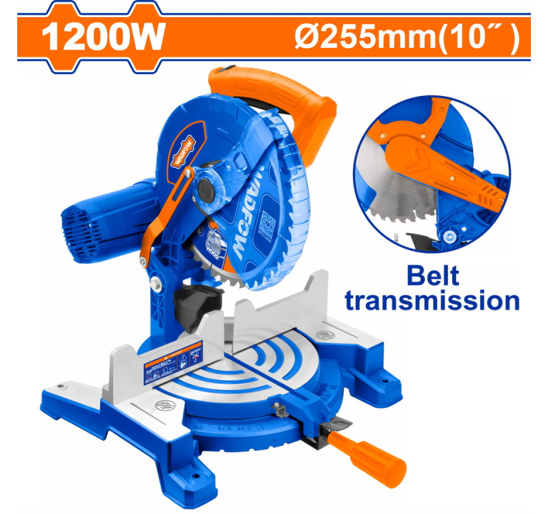 Φαλτσοπρίονο Ξύλου 1.200W Φ255mm Wadfow Wxd12001