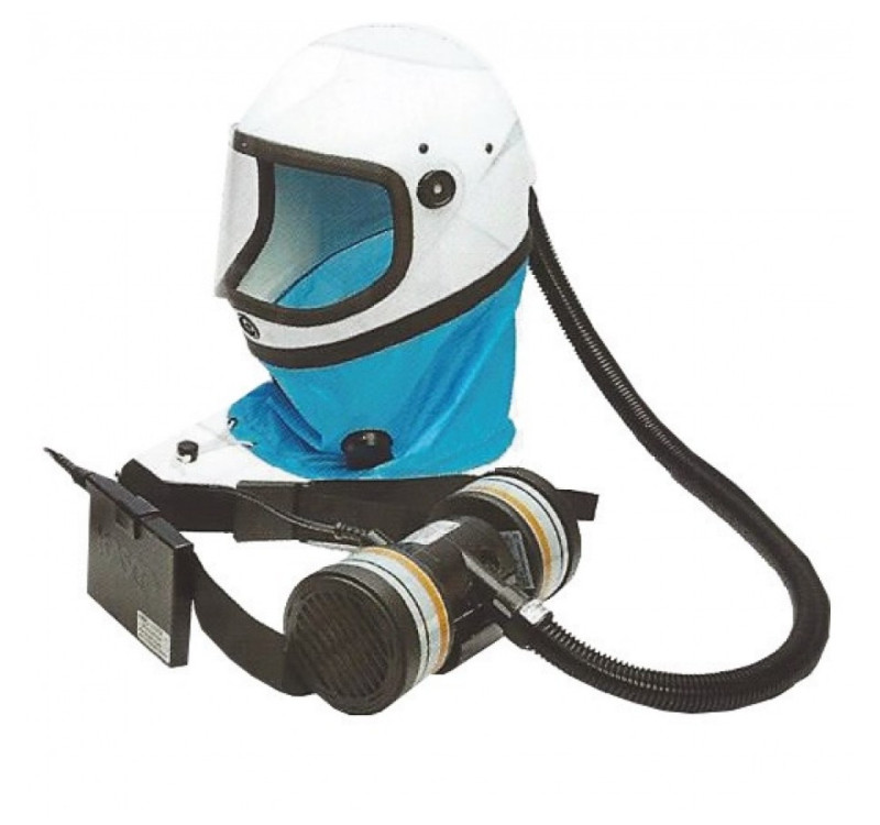 Κράνος Προστασίας KASCO K80S-T8-L8 με Μπαταρία Ζώνης & Φίλτρα ZA2P3