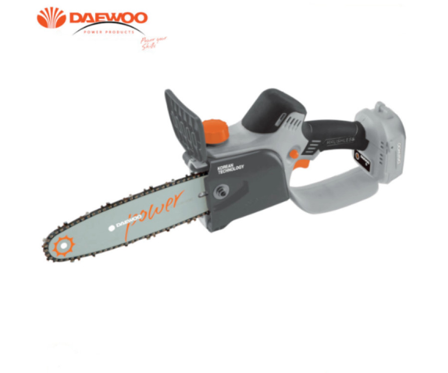 Αλυσοπρίονο Μπαταρίας Daewoo, DALMCH18-8B, 20V, Λάμα 20cm, Χωρίς Μπαταρία & Φορτιστή