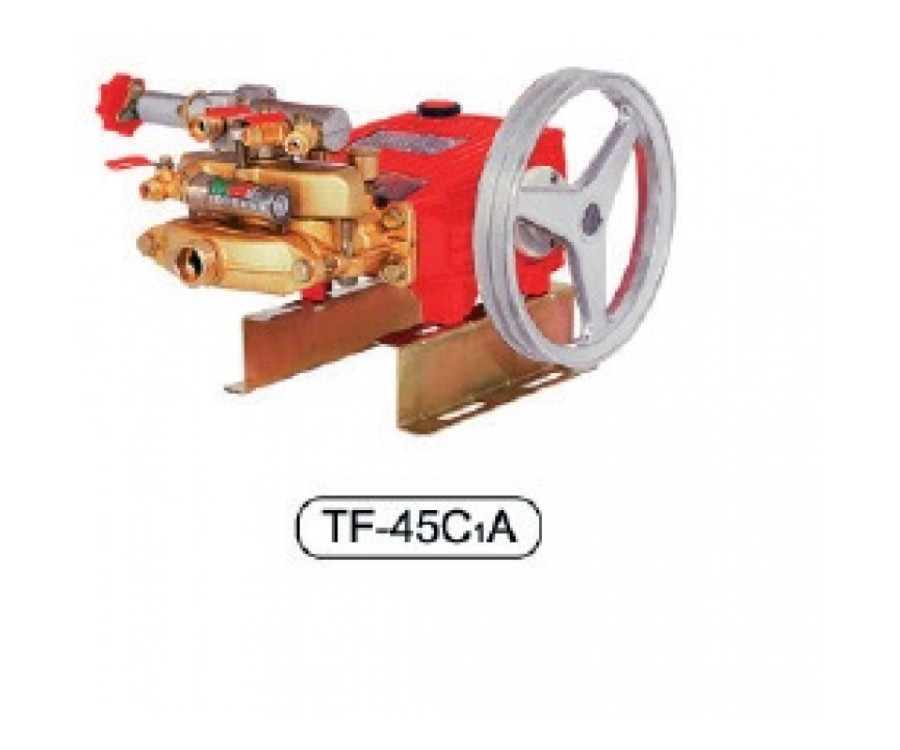 Ψεκαστική Αντλία Τριεμβολική TF100, 100lt/min, με Τροχαλία και 3 Εξόδους