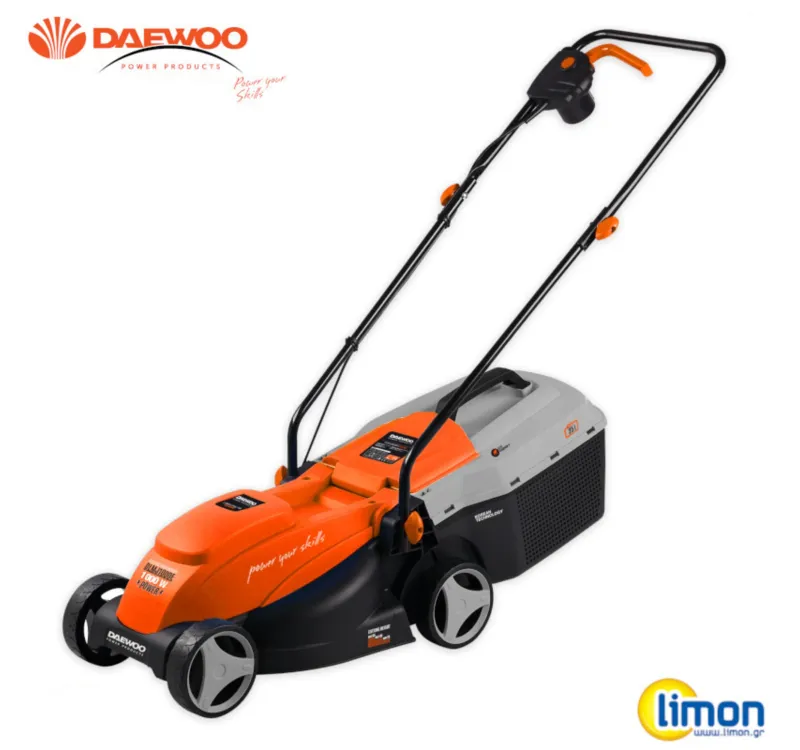 Μηχανή Γκαζόν Ηλεκτρική Daewoo, DLMJ1000E, 1000W, Πλάτος Κοπής 32cm