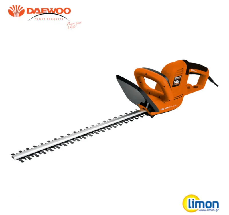 Ψαλίδι Μπορντούρας Ρεύματος Daewoo, DHT580-14-460, 580W, Λάμα 460mm, Κοπή 14mm