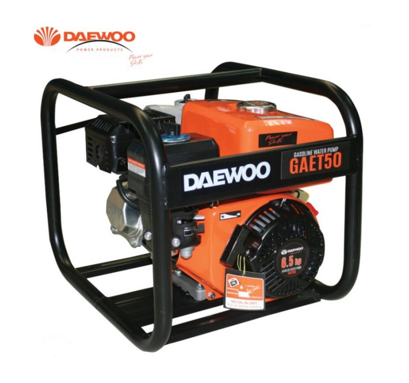 Αντλία Βενζίνης 2"x2", Daewoo GAET50, Κινητήρας 6.5HP, 30m³/h