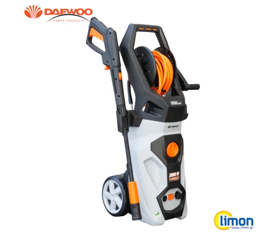 Πλυστικό Ρεύματος Daewoo, DAX160-2000W-HRL, 2000W, 160bar, Παροχή 7.5lt/min